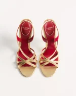 Valentino Fetishique Sandal In Laminated Nappa 105Mm - Image 5